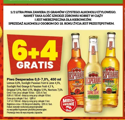 Piwo Desperados Red 5,9% promocja w Twój Market