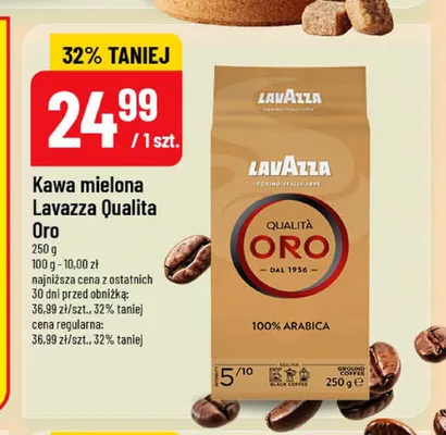 Kawa mielona Lavazza Qualità Oro promocja w POLOmarket