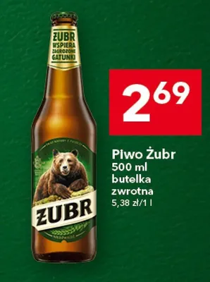 Piwo butelka zwrotna promocja w LEWIATAN