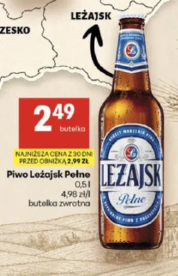 Piwo Leżajsk Pełne promocja w Delikatesy Centrum
