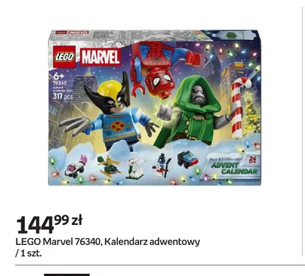 Klocki LEGO Marvel 76340 Kalendarz adwentowy promocja w Empik