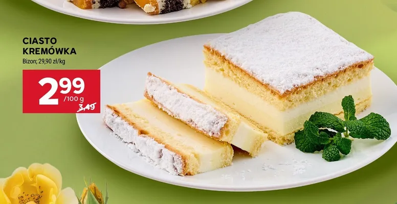 Ciasto Kremówka Bizon promocja w Stokrotka