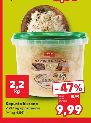 Kapusta kiszona Artman promocja w Kaufland