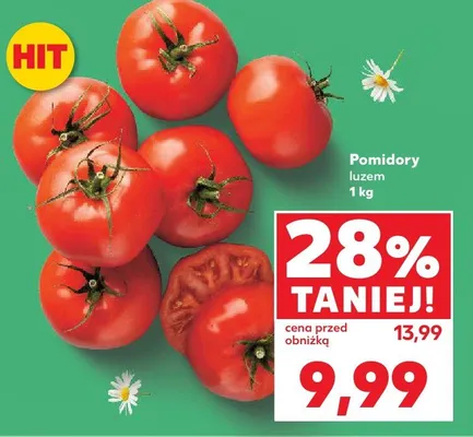 Pomidory luzem promocja w Kaufland