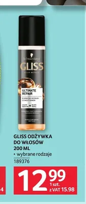 Odżywka do włosów Gliss Ultimate Repair promocja w Selgros