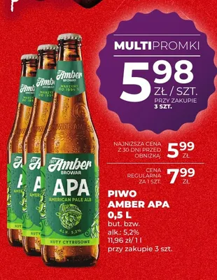 Piwo Amber APA promocja w Duży Ben