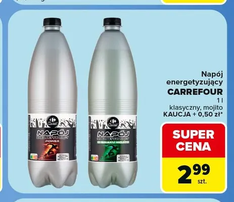 Napój energetyzujący Carrefour mojito promocja w Carrefour Market