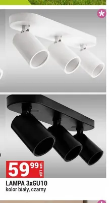Lampa 3xGU10 promocja w Merkury Market