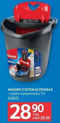 Wiadro z sitem ultramax Vileda promocja w Selgros