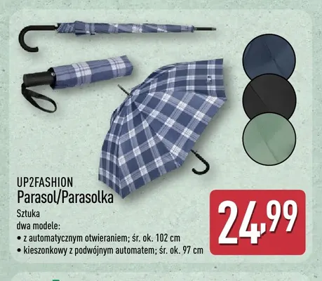 Parasolka kieszonkowa UP2FASHION promocja w Aldi