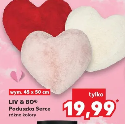 Poduszka Serce promocja w Kaufland