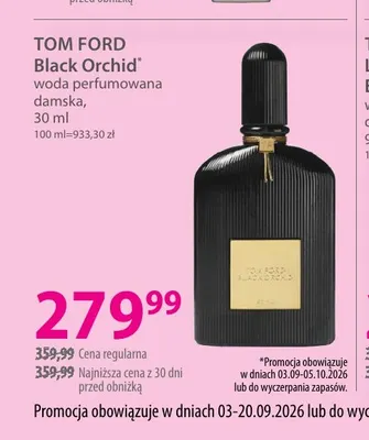 Woda perfumowana damska Black Orchid Tom Ford promocja w Hebe