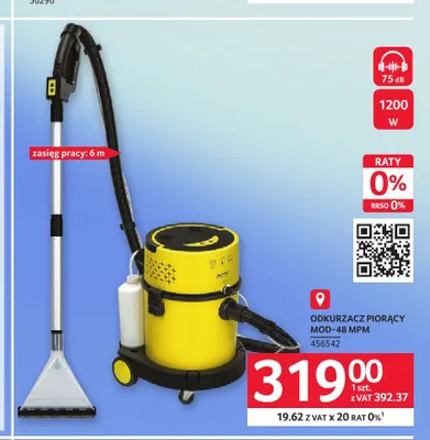 Odkurzacz piorący MOD-48 Mpm promocja w Selgros