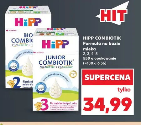 Formuła na bazie mleka HiPP Combiotik 5 promocja w Kaufland