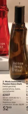Woda toaletowa Passion Dance Dark kwiat gorzkiej pomarańczy, kawa, sandałowiec promocja w AVON