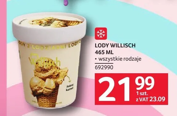 Lody Willisch promocja w Selgros