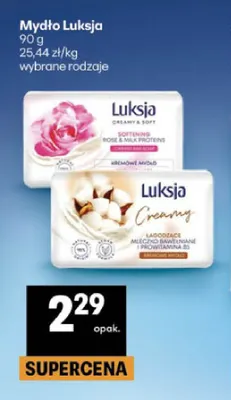 Mydło Luksja promocja w Delikatesy Centrum