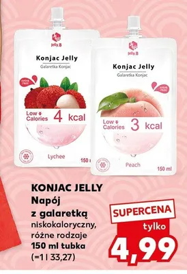 Napój z galaretką niskokaloryczny, różne rodzaje promocja w Kaufland