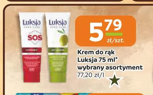 Krem do rąk Luksja promocja w Społem Częstochowa