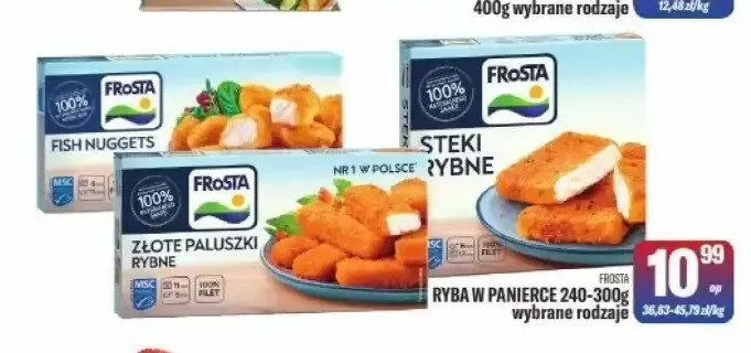 Ryba w panierce Frosta promocja w Tomi Markt
