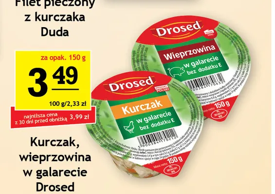 Kurczak w galarecie Drosed promocja w Gram Market
