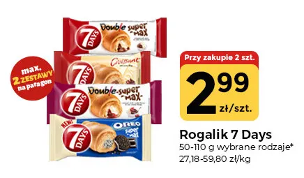 Rogalik 7 Days promocja w Społem Częstochowa