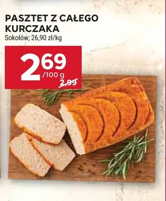 Pasztet z całego kurczaka Sokołów promocja w Stokrotka