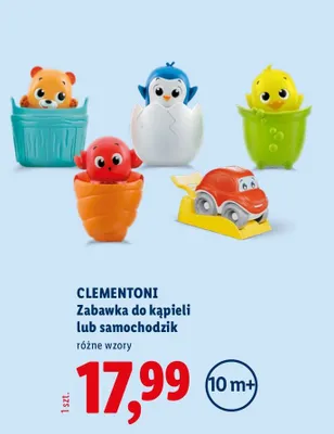 Zabawka do kąpieli lub samochodzik promocja w Lidl
