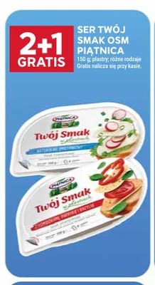 Ser Twój Smak w plastrach naturalny śmietankowy Piątnica promocja w Stokrotka