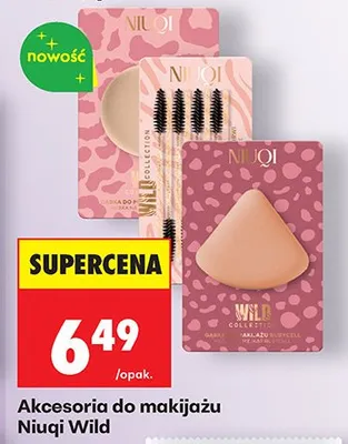 Akcesoria do makijażu Wild promocja w Biedronka
