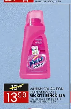 Odplamiacz Vanish Oxi Action promocja w Wafelek