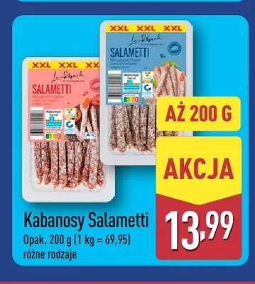 Kabanosy Salametti Landbeck promocja w Aldi