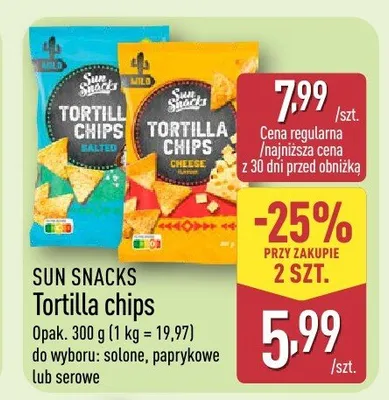 Tortilla chips paprykowe  promocja w Aldi