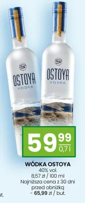 Wódka Ostoya 40% vol. promocja w Twój Market