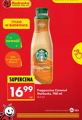 Frappuccino Caramel promocja w Biedronka