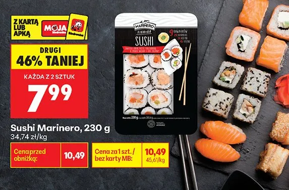 Sushi Marinero promocja w Biedronka