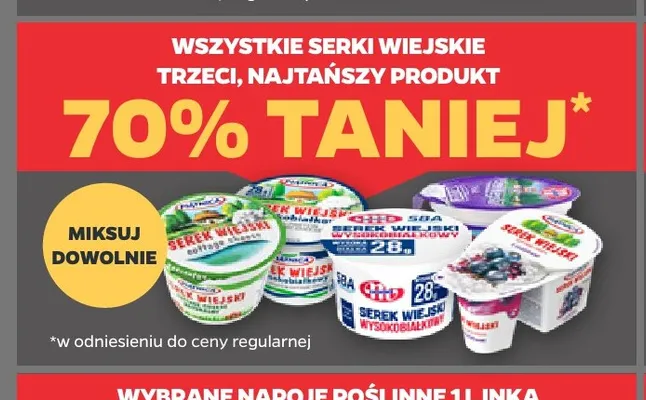 Serki wiejskie Miletto promocja w Netto