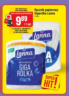 Ręcznik papierowy Gigarolka Lanna promocja w POLOmarket