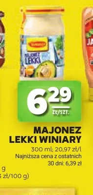 Majonez lekki Winiary promocja w Stokrotka