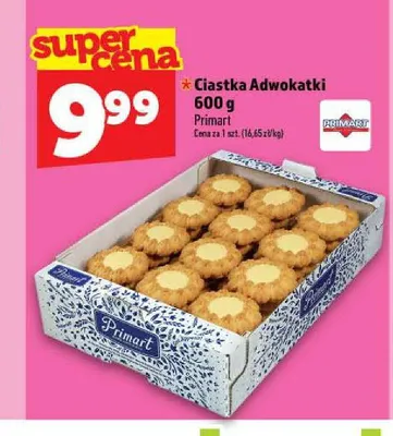 Ciastka Adwokatki Primart promocja w TOPAZ