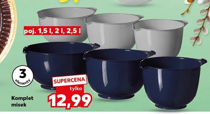 Komplet misek promocja w Kaufland