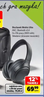 Słuchawki Mobile Ultra Tracer promocja w Carrefour