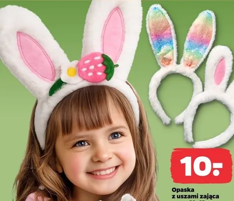 Opaska z uszami zająca promocja w Netto