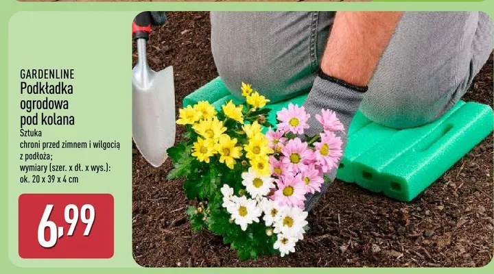 Podkładka ogrodowa pod kolana promocja w Aldi