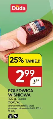 Polędwica wiśniowa promocja w Chata Polska