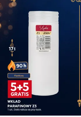 Wkład parafinowy Z3 Luks promocja w Stokrotka