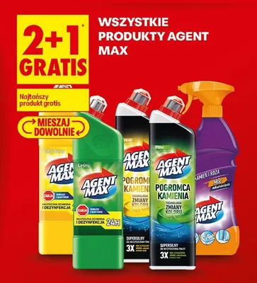 Płyn do WC Agent Max Leśny promocja w Biedronka