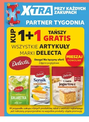 Sernik na zimno Delecta promocja w Kaufland