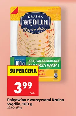 Polędwica drobiowa z warzywami Kraina Wędlin promocja w Biedronka