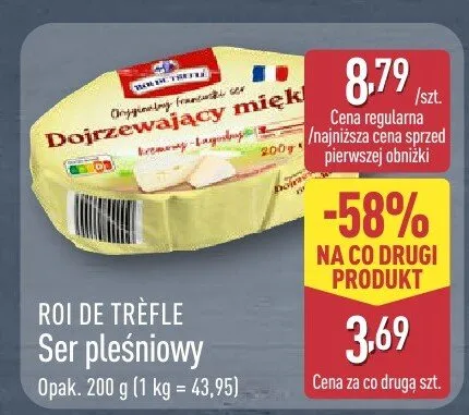 Ser pleśniowy Roi de Trèfle promocja w Aldi